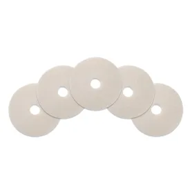 13" White Floor Buffing & Polishing Pads - Case of 5