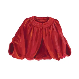 1930s Velvet Capelet