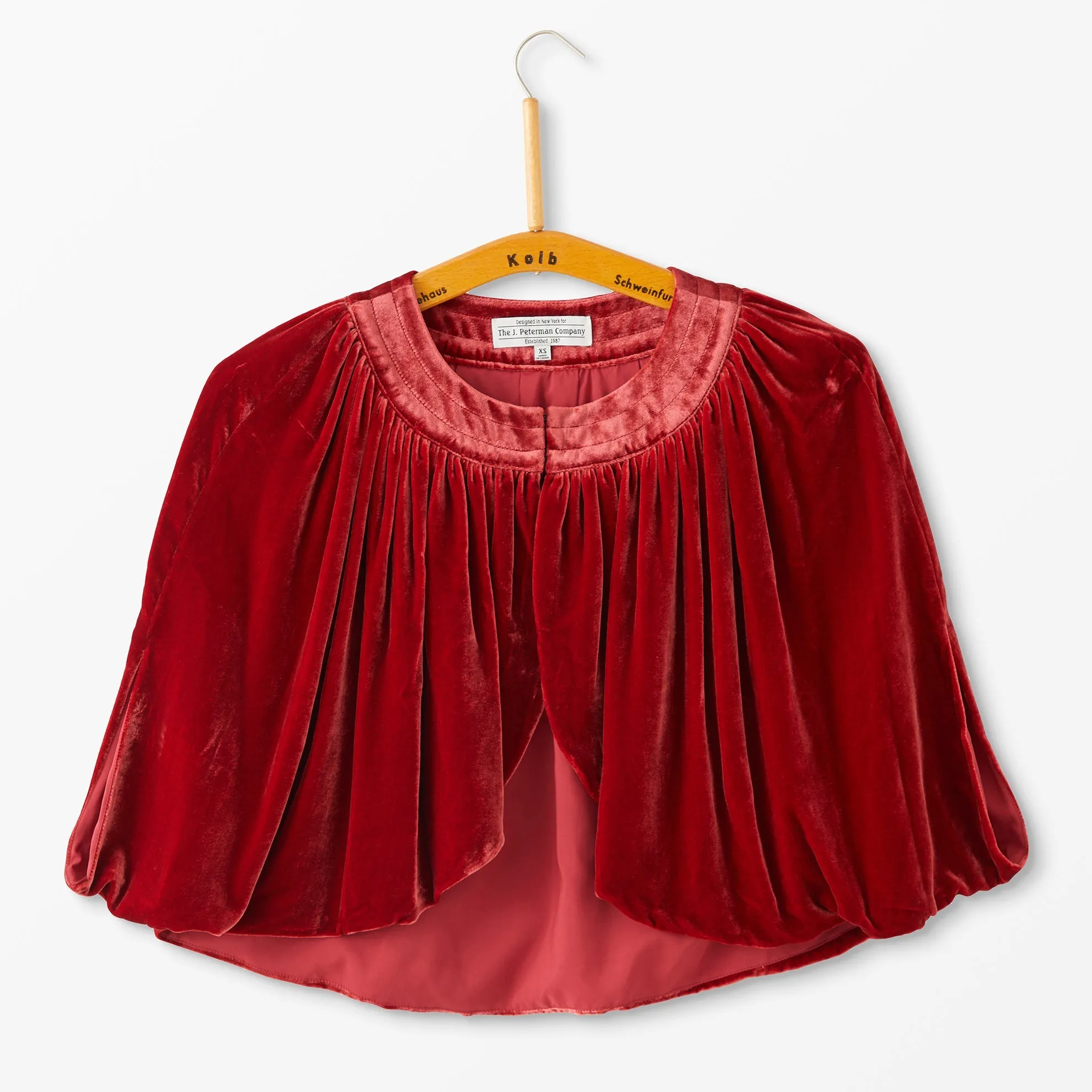 1930s Velvet Capelet