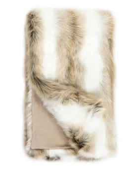 Arctic Fox Faux Fur Throw by Fabulous Furs | Limited Edition