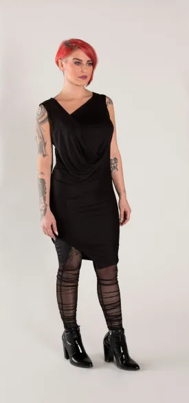 Bianca Rachele Draped Asymmetric Dress