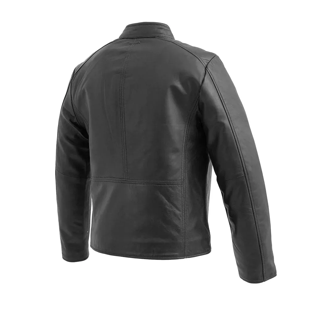 Blake Mens Leather Jacket Black