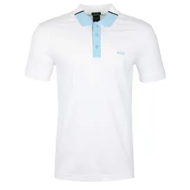 BOSS Paddy 3 Polo Shirt in White