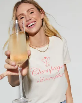 Champagne Graphic Tee