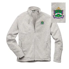 Delta Sig Embroidered Crest Full Zip