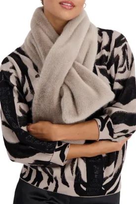 FAUX FUR SCARF - 807347MNR