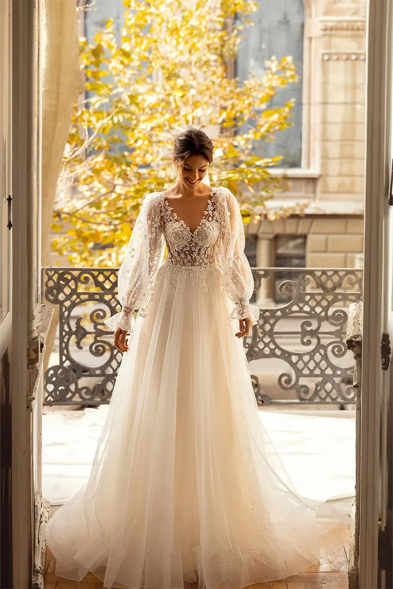 Forever Yours Romantic Floral Lace Wedding Dress