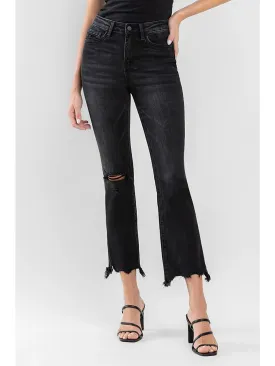 High Rise Ankle Bootcut Jeans