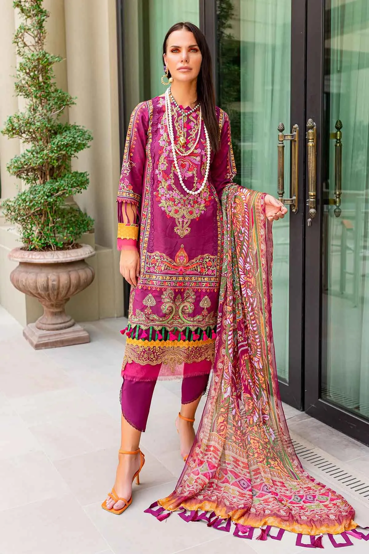 Jade Bliss Pakistani Suit Lawn Collection 2023 BL20053B