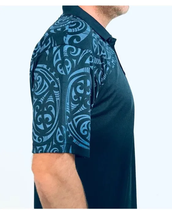 Men's Tattoo Polo Shirt W Pocket