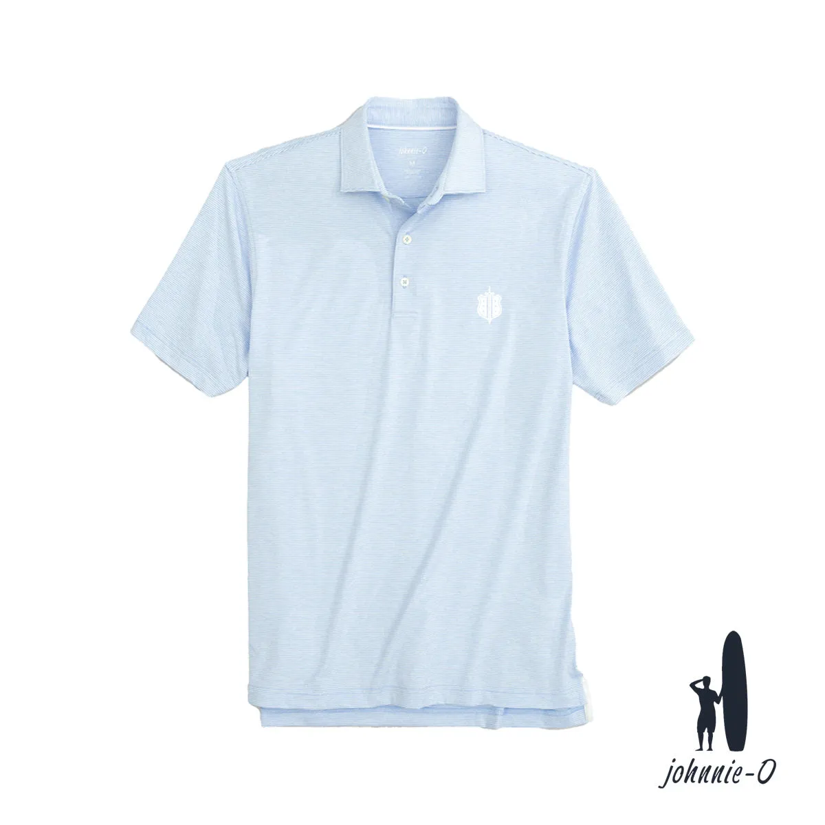 New! Phi Delt Johnnie-O Striped Polo