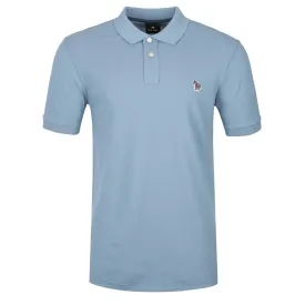 Paul Smith Zebra Badge Polo Shirt in Airforce Blue