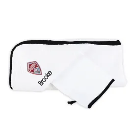 Personalized Colorado Rapids Hooded Towel & Wash Mitt Set