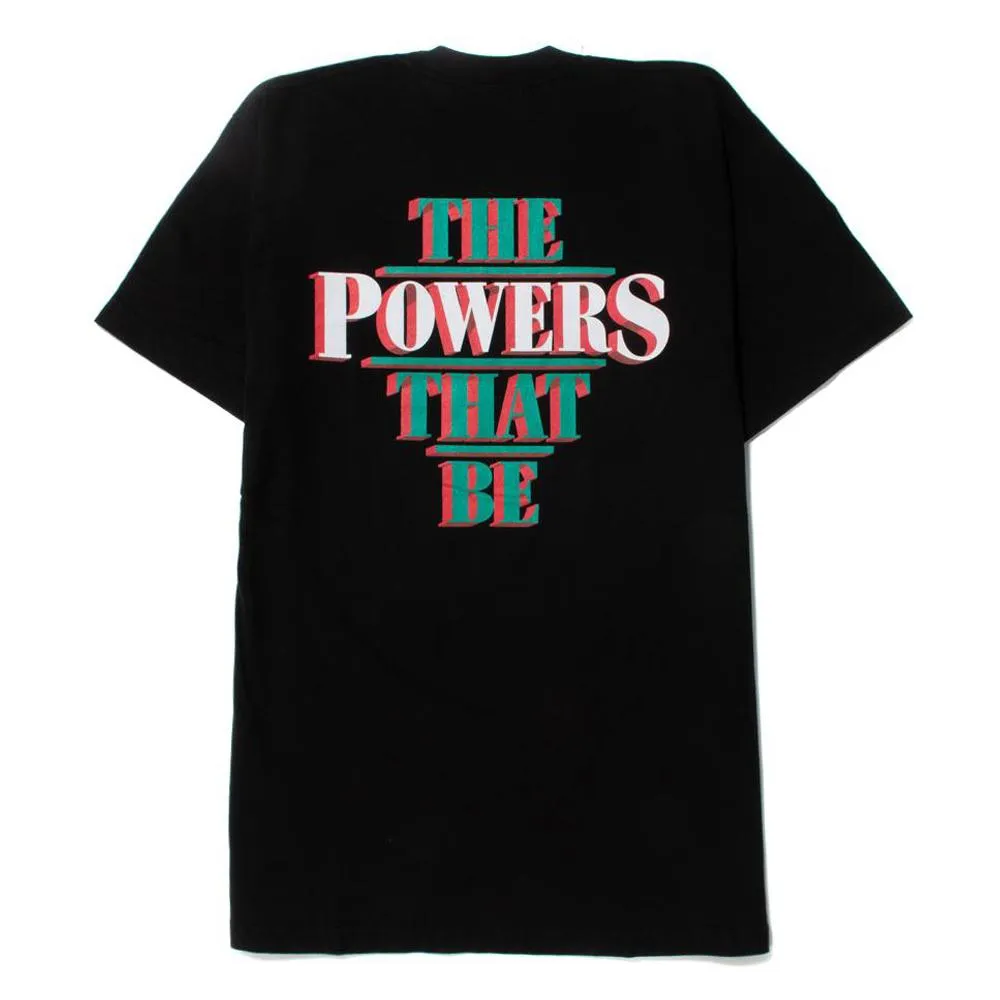 Powers The Power That Be T-shirt / Black