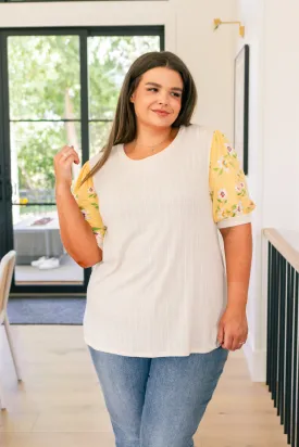 Primrose on Puff Sleeves Top