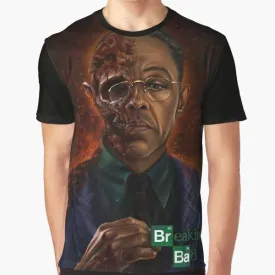 "Gustavo Fring Breaking Bad" Graphic T-Shirt