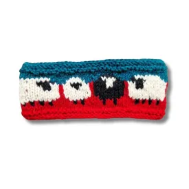 Sheep Headband (100% Handknitted Wool) Scarlett