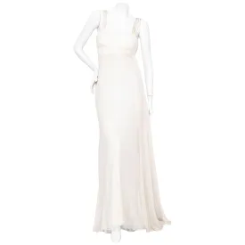 Silk Goddess Crystal Meander Gown