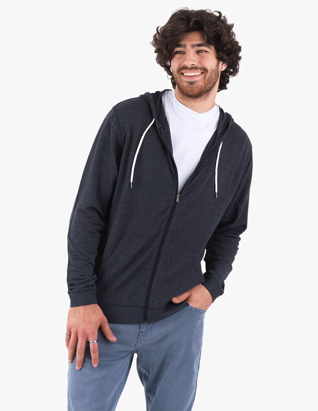 STORM CASHMERE ZIP UP