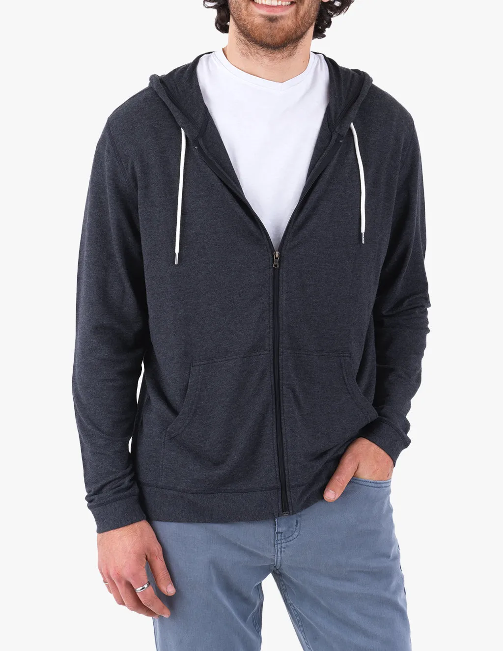 STORM CASHMERE ZIP UP