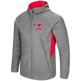 Wisconsin Badgers Colosseum All Them Teeth Full Zip Hoodie Jacket